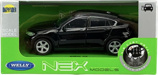 Welly Bmw X6 E71 E72 Black 1:34 43617