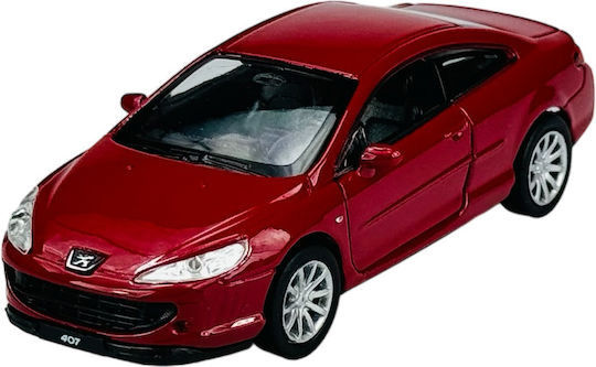 Welly Peugeot 407 Coupe Κοκκινο 1:34 42368