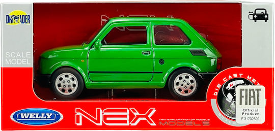 Welly Fiat 126p Green Scale 1:34 42372