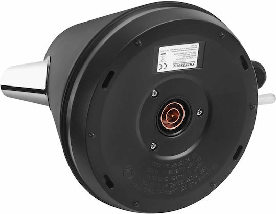 Kraft & Dele Βραστήρας 1.7lt 2200W Μαύρος