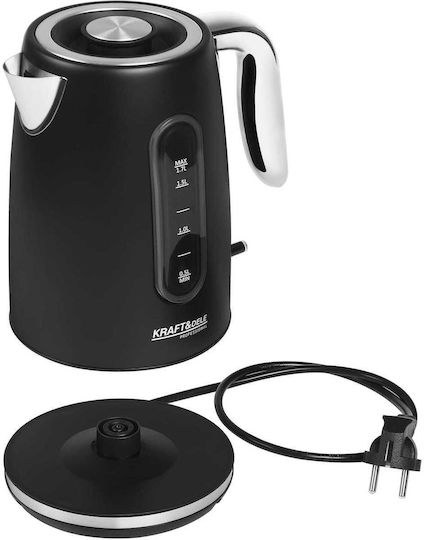 Kraft & Dele Fierbător De Apă 1.7lt 2200W Negru