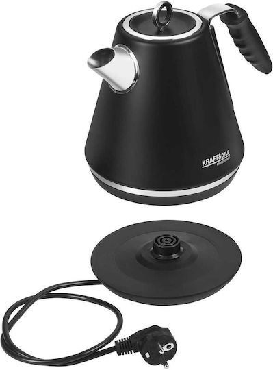 Kraft & Dele Βραστήρας 1.7lt 2200W Μαύρος