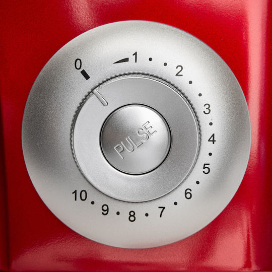 Kraft & Dele Küchenmaschine 3000W mit Rostfreiem Schüssel 6,5lt Rote