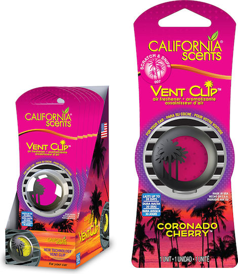 California Scents Lufterfrischer Entlüftung Auto Capistrano-Kokosnuss 1Stück