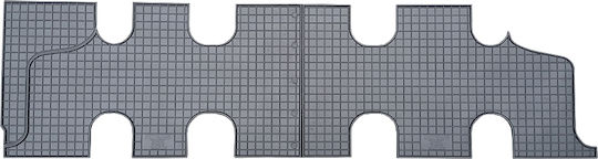 Cik Satz Vorder- und Hintermatten 3Stück aus Gummi für Opel Vivaro Fiat Talento Renault Verkehr 2014 Schwarz