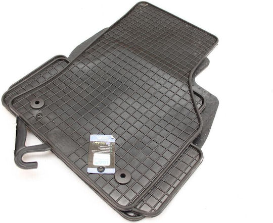 Petex Satz Vorder- und Hintermatten 4Stück aus Gummi für Volkswagen Golf 2012 Schwarz