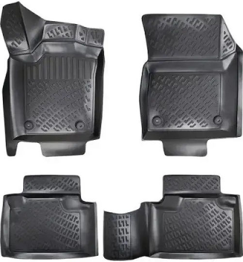 Umbrella Set Covorașe Față și Spate 4buc din Furtun pentru Jeep Grand Cherokee 2011+ Negre