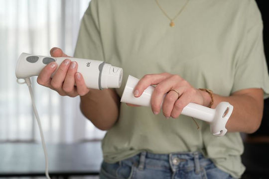 OK. Hand Blender With Plastic Rod 700W White