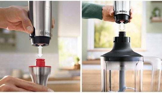 Bosch Handmixer mit Kunststoff-Stab 1200W Grau