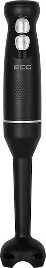 ECG Blender de mână cu tijă din plastic 400W negru