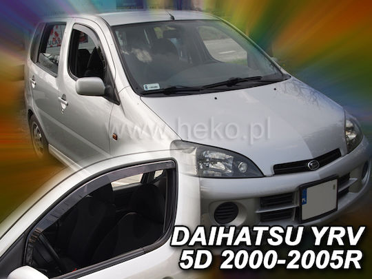 Heko Satz Windabweiser Vordere Dark Fime für Daihatsu YRV 2Stück