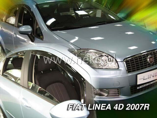 Heko Satz Windabweiser Vordere Dark Fime für Fiat Multipla 2Stück