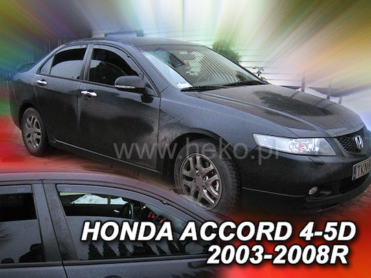 Heko Satz Windabweiser Vordere Dark Fime für Honda Übereinstimmung 2Stück