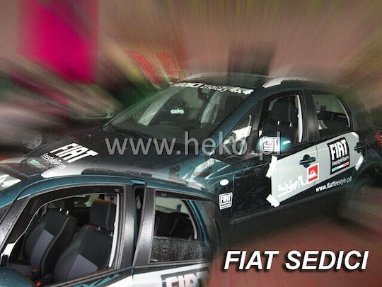 Heko Satz Windabweiser Vordere Dark Fime für Fiat Palio 2Stück