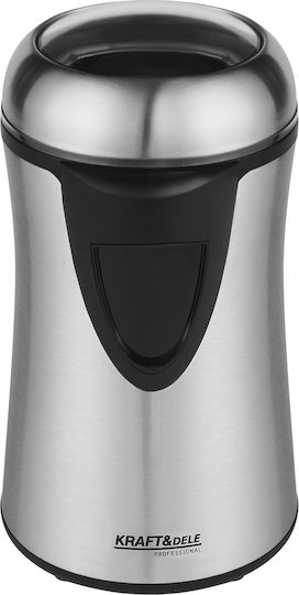 Kraft & Dele Râșniță Electrică de Cafea 300W cu Capacitatea de 60gr