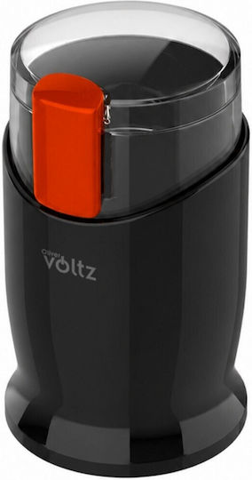 Voltz Електрически Мелачка За Кафе 150W С Капацитет За Кафе На Зърна 60гр Черен