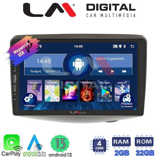 LM Digital Автомобилна Аудио Система за Toyota Yaris 1999 > 2005 (Bluetooth/USB/Вграден Wi-Fi/GPS/Apple CarPlay/Android Auto)