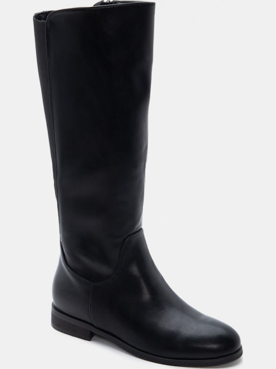 Wildleder Damenstiefel Schwarz