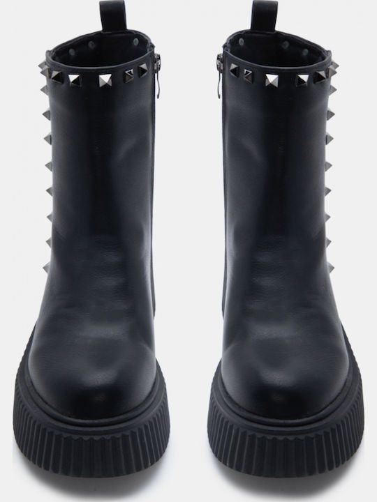 Suede Women's Black Ankle Boots