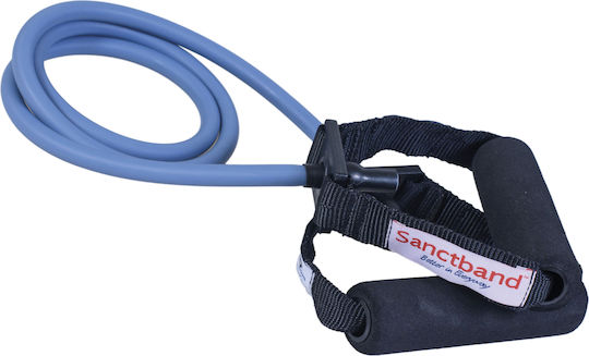 Sanctband Bandă De Rezistență Gymtube Hard Cu Mânere Albastră 1.2m