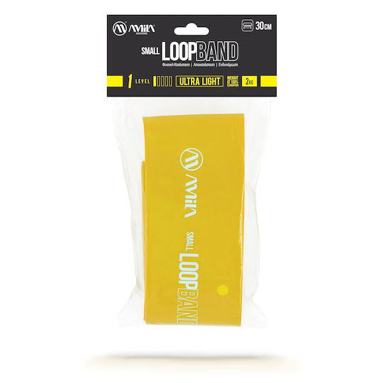 AMILA Resistance Band Loop Very Light Yellow 1.2m