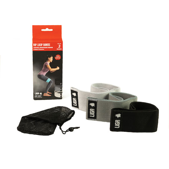 Liga Sport Loop Bands Σετ 3τμχ Πολύχρωμα