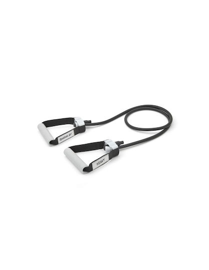 Reebok Resistance Band Gymtube Hard with Handles Black 1.47m