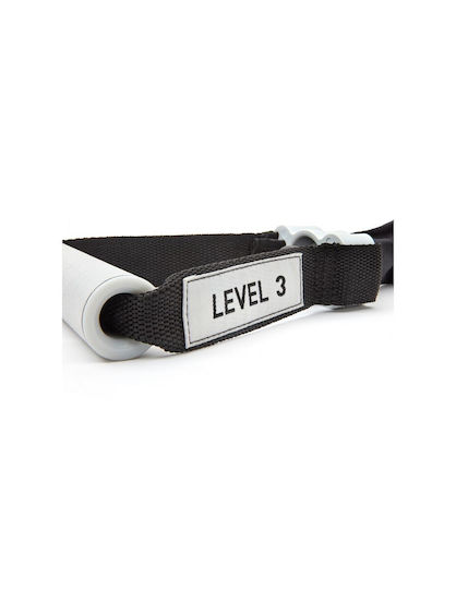 Reebok Resistance Band Gymtube with Handles Black Level 3 1.56m
