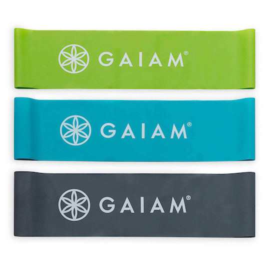 Gaiam Mini Band Σετ 3τμχ Πολύχρωμα 0.3m