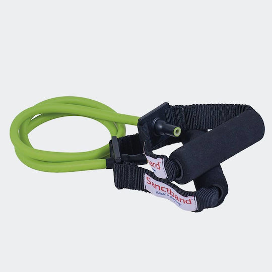 Sanctband Resistance Band Gymtube Moderate with Handles Green 1.2m