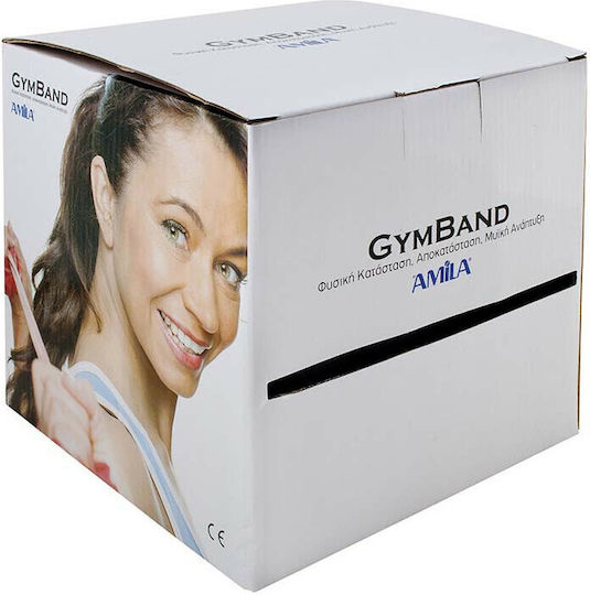 AMILA Widerstandsbänder Elastisches Band / Schleife Sehr schwer / Sehr leicht / Mäßig / Schwer Schwarz 25m