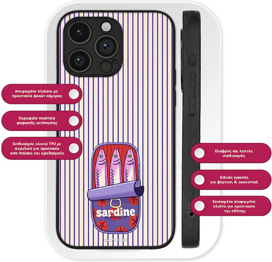 Husă Sonique Stripe Stories Series Motorola Moto E13 4g Sardine