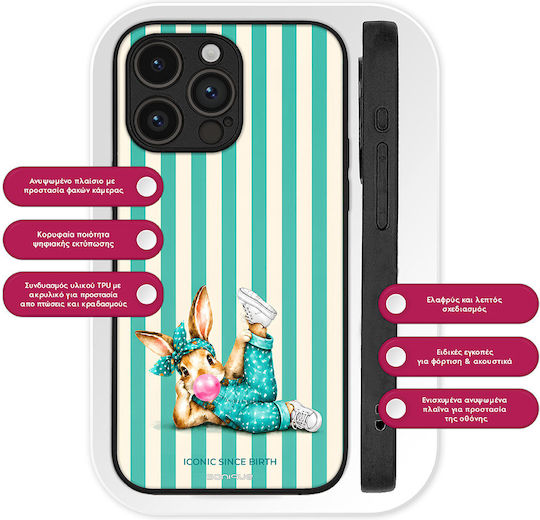 Sonique Stripe Stories Series Case Motorola Edge 50 Neo 5G Edge 60 Neo 5G Iconic Bunny