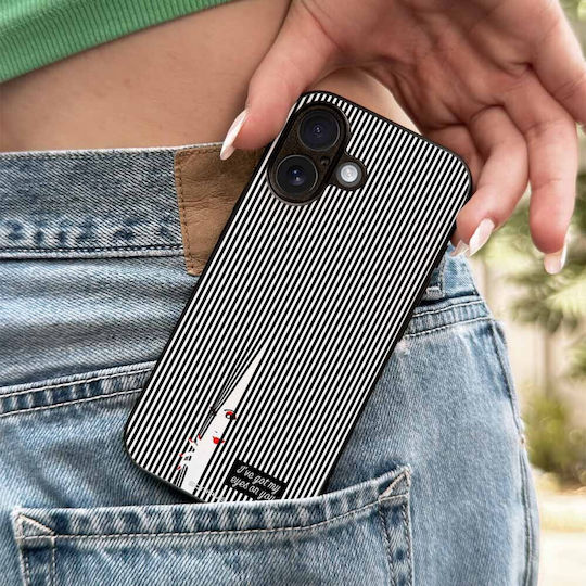 Θήκη Sonique Stripe Stories Series Motorola Edge 50 5g Eye On You – Μαύρο