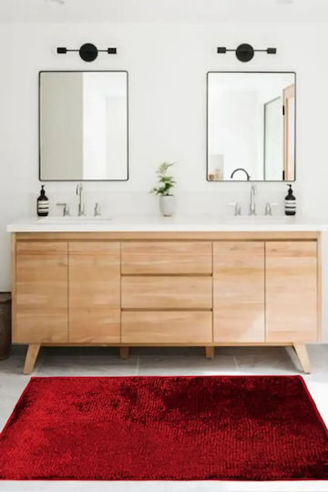 Covor Rectangular Roșu 75x120cm