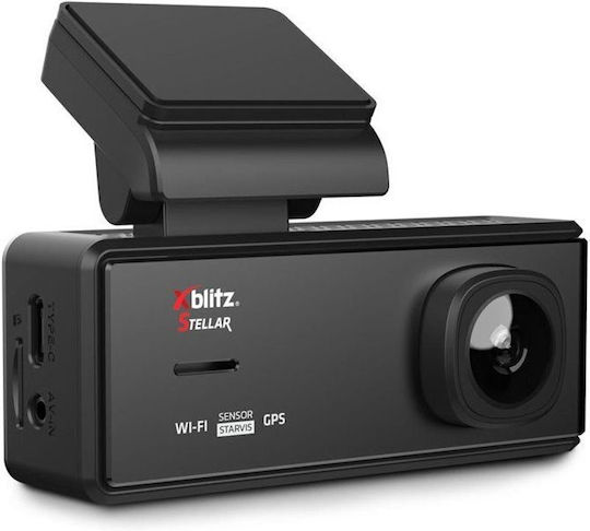 Xblitz Car DVR Camera Set 1440P with 3.2" Screen Wi-Fi, GPS & Rear Camera