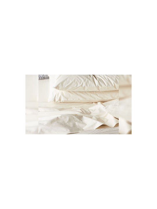 Valeria Home Husă Pentru Pilotă 100% Bumbac King Size 260x220 Bumbac Albă