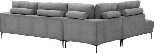 Maliva Ecke Sofa mit Rechte Ecke Grau 280x210x100cm