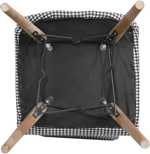 Scaun Sala De Mese Cu Material Textil Maro