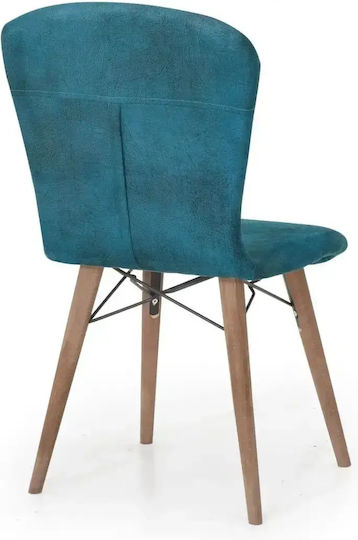 Scaun Sala De Mese Cu Material Textil Verde