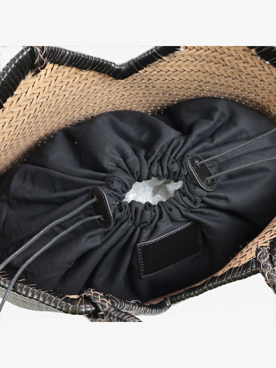 Leather Women's Shoulder Bag Black