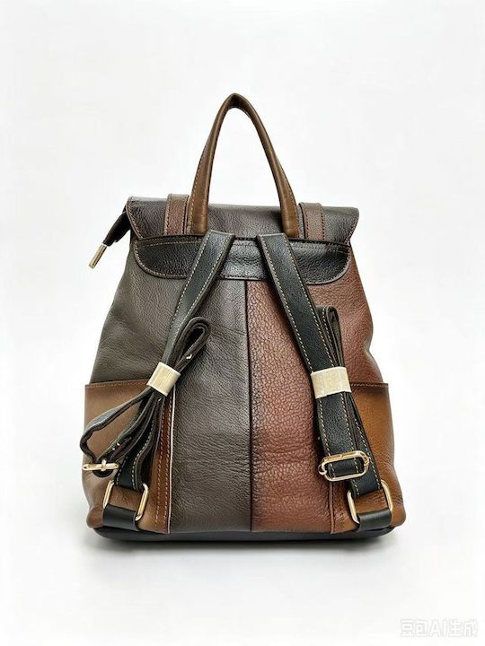 Giachou Damen Handtaschen und Damentaschen Leder Schulter Braun 88106