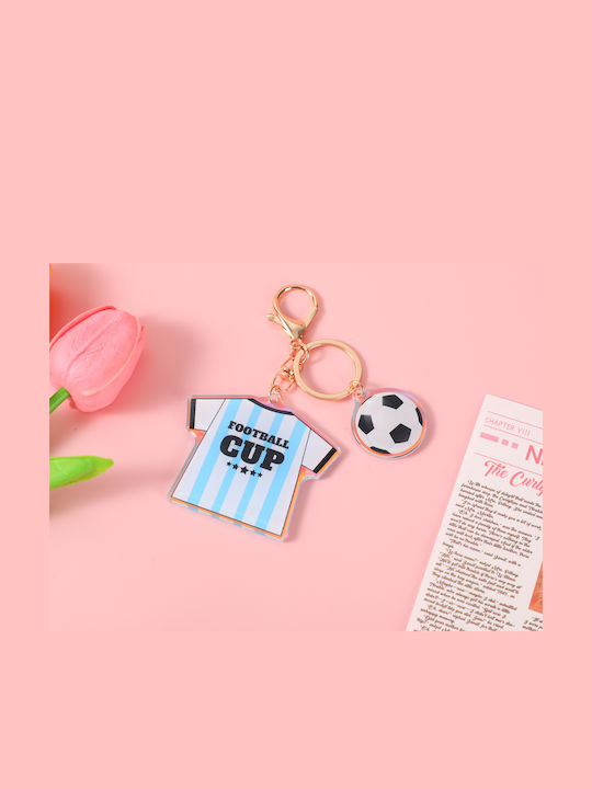 Ключодържател Акрилен Soccer Син Hy-ysk8001