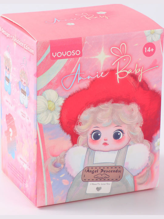 Yoyo Vinyl Series Plushy Висящ Ключодържател Blind Box Annie Baby 070-6 Кутия-изненада