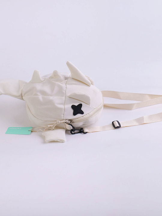 Kids Shoulder Bag White