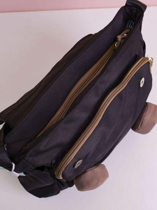 Kids Shoulder Bag Black 3cm