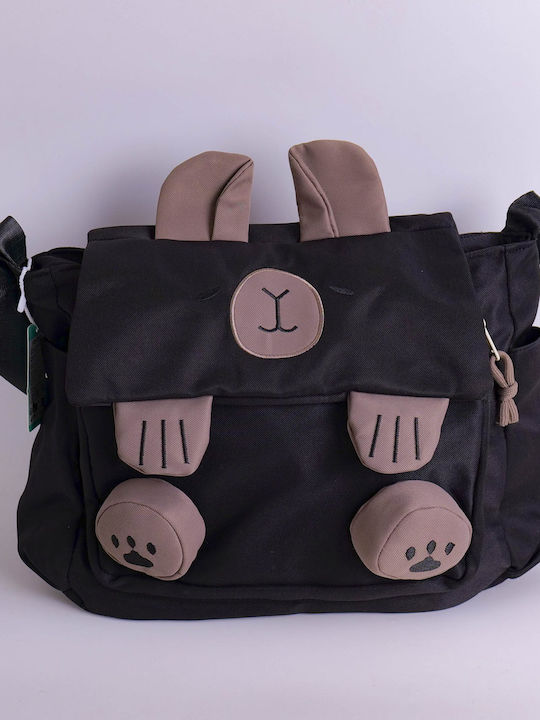Kids Shoulder Bag Black 3cm