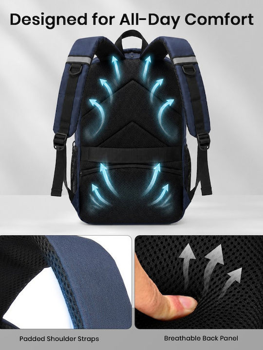 Miss Lulu Backpack Navy Blue