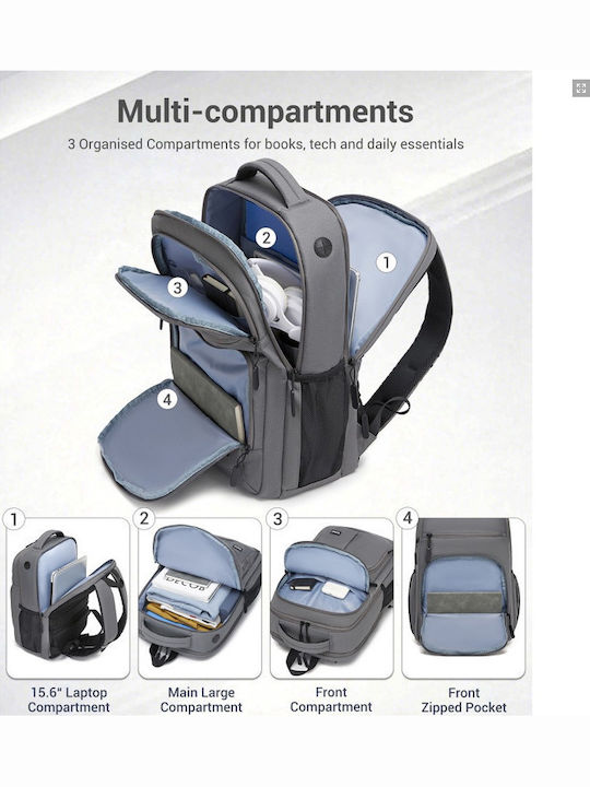 Miss Lulu Backpack Gray