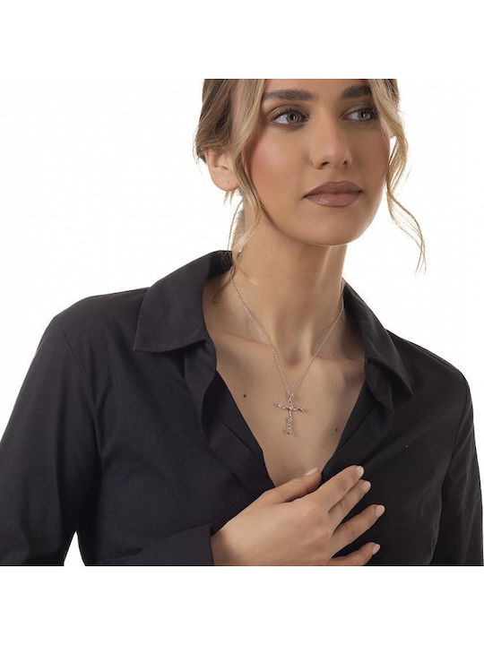 Oxzen Silberkreuz mit Kette